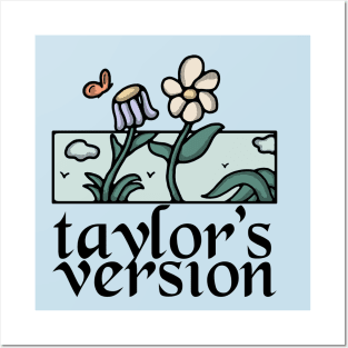 Taylor's version flower Posters and Art